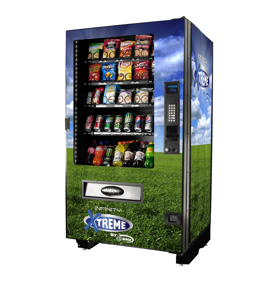 INF5C Outdoor Combo Vending Machine Snack Attack Toronto